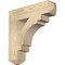 Ekena Millwork Merced Craftsman Rough Sawn Bracket, Douglas Fir, 4"W x 18"D x 18"H BKT04X18X18MRC04RDF - alternate 1